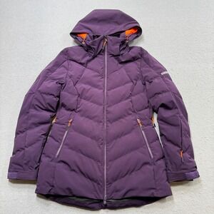 Karbon Puffer Jacket Women's 8 Purple Insulated Hooded Snowboard Thermal Canada